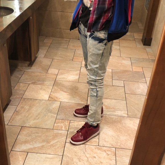 **RARE** NIKE AIR FORCE 1 07' TEAM RED MENS SIZE 12 NEW IN BOX!!! - Picture 4 of 16